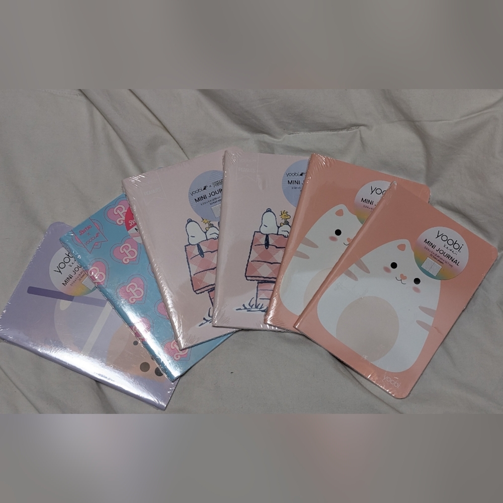 New RANDOM Set Of 3 Yoobi Mini Journals